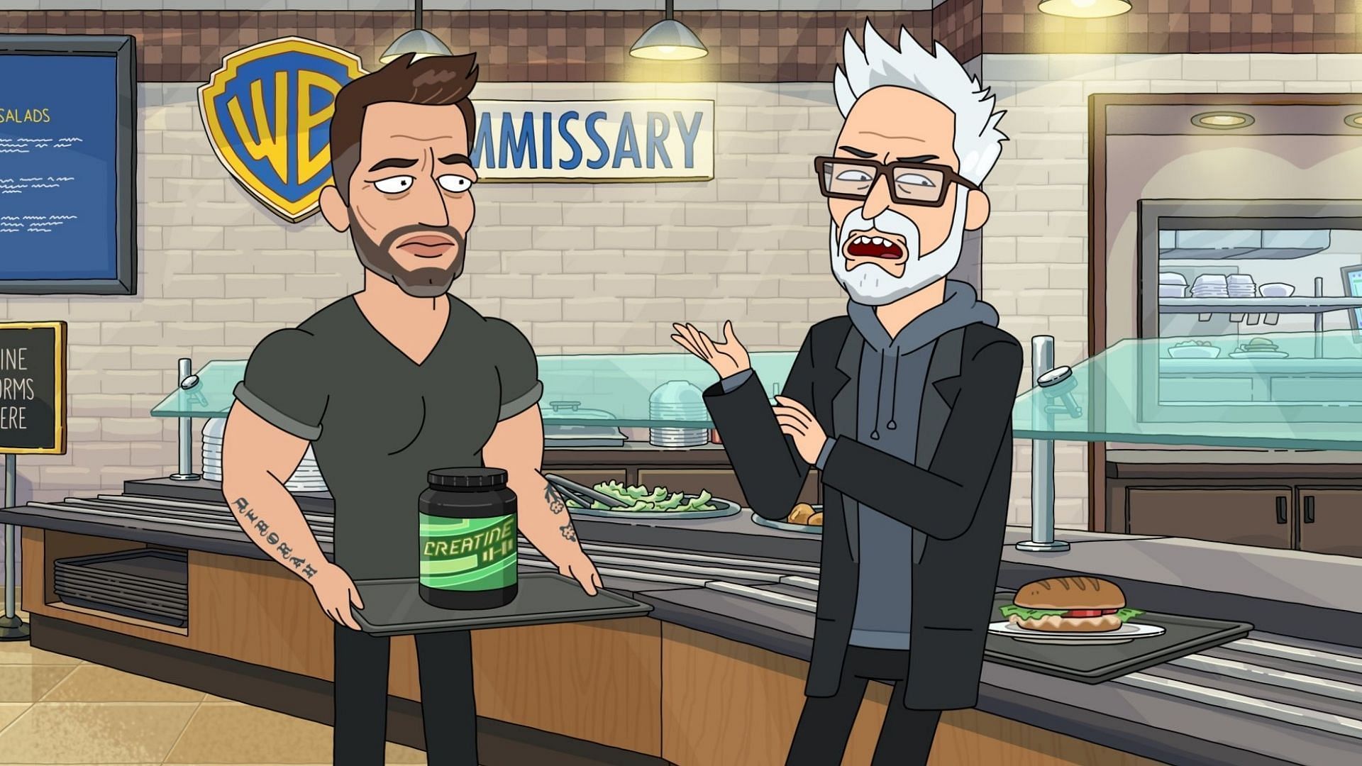 Zack Snyder and James Gunn in Rick and Morty (Image via Adult Swim)
